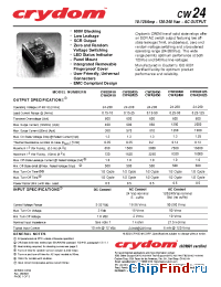 Datasheet CWA2410 manufacturer Crydom