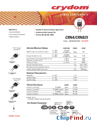 Datasheet CYNA16-1000 manufacturer Crydom