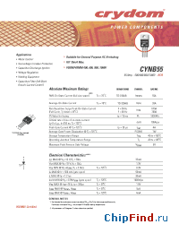 Datasheet CYNB55-1000 manufacturer Crydom