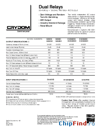 Datasheet D2425DE-10 manufacturer Crydom