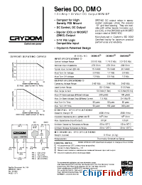 Datasheet DO061B manufacturer Crydom