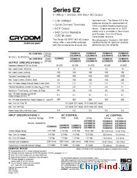 Datasheet EZ240D05RS производства Crydom