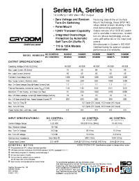 Datasheet HA4812-10 manufacturer Crydom