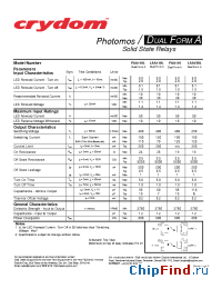 Datasheet LAA120LS manufacturer Crydom