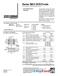 Datasheet M5010012V manufacturer Crydom