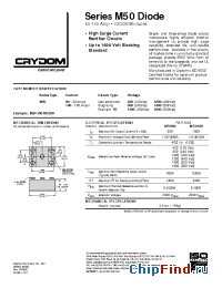 Datasheet M50100CC1200 manufacturer Crydom
