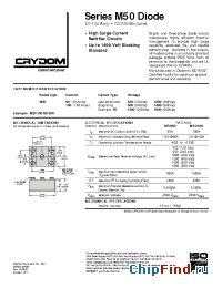 Datasheet M50100THC400 manufacturer Crydom