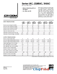 Datasheet MIAC15A manufacturer Crydom
