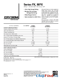Datasheet MPX240D5R manufacturer Crydom
