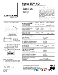 Datasheet SDI2415R manufacturer Crydom