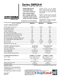 Datasheet SMR2490-6 manufacturer Crydom