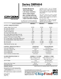 Datasheet SMR4850-6 производства Crydom