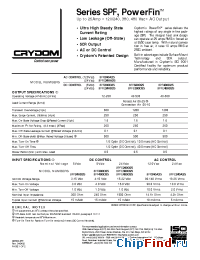 Datasheet SPF380D25 производства Crydom