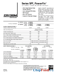 Datasheet SPFE480D25R manufacturer Crydom