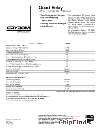 Datasheet TD2420Q manufacturer Crydom