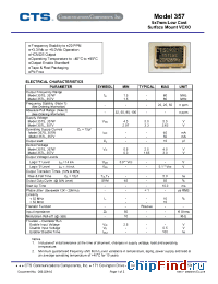 Datasheet 357 производства CTS