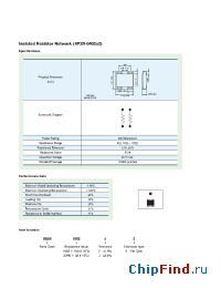 Datasheet 4P2R-0402x2 manufacturer Cyntec