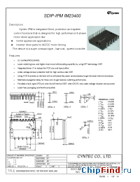 Datasheet IM23400 manufacturer Cyntec