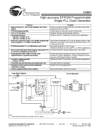 Datasheet CY2077FZI manufacturer Cypress