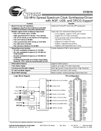 Datasheet CY2210PVC-4 manufacturer Cypress