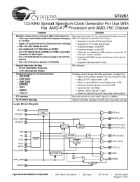 Datasheet CY22K7 manufacturer Cypress