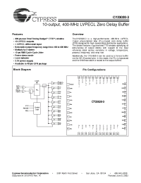 Datasheet CY23020-3 manufacturer Cypress