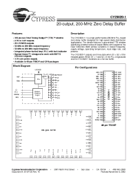 Datasheet CY23020ZC-1 manufacturer Cypress