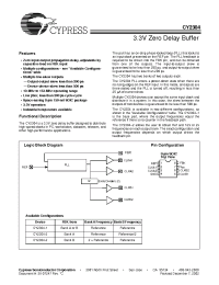Datasheet CY2304SC-2 manufacturer Cypress