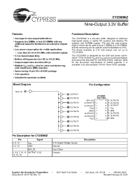 Datasheet CY2309NZSC-1H manufacturer Cypress