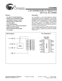 Datasheet CY2310BNZPVC-1 manufacturer Cypress