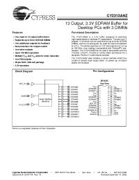 Datasheet CY2313ANZ manufacturer Cypress