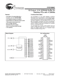 Datasheet CY2318ANZOXC-11T manufacturer Cypress