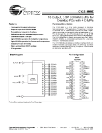 Datasheet CY2318BNZPVC-1 производства Cypress