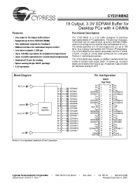 Datasheet CY2318BNZPVI-11 manufacturer Cypress