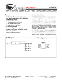 Datasheet CY23EP05SXC-1H производства Cypress