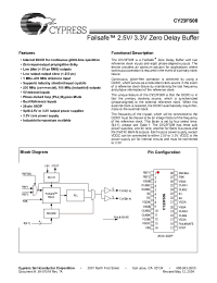 Datasheet CY23FS08 manufacturer Cypress