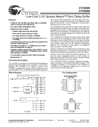 Datasheet CY23S09SI-1 производства Cypress