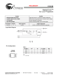 Datasheet CY24126SC manufacturer Cypress