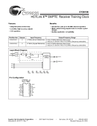 Datasheet CY24130 manufacturer Cypress