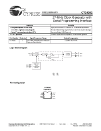 Datasheet CY24202SC manufacturer Cypress