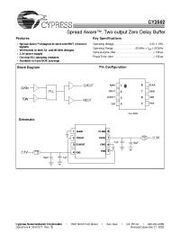 Datasheet CY2502SC manufacturer Cypress