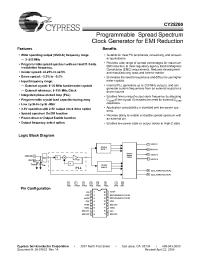 Datasheet CY25200ZXC производства Cypress