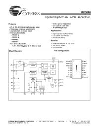 Datasheet CY25566 manufacturer Cypress