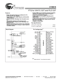 Datasheet CY28316 manufacturer Cypress