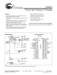 Datasheet CY28325-3 manufacturer Cypress