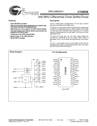 Datasheet CY28358OCT manufacturer Cypress