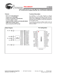 Datasheet CY28359 manufacturer Cypress