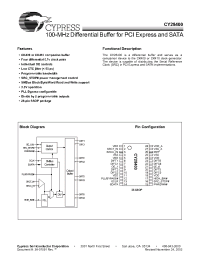 Datasheet CY28400OCT manufacturer Cypress