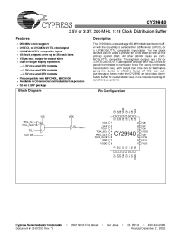 Datasheet CY29940AI manufacturer Cypress