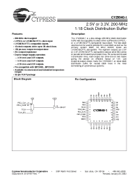 Datasheet CY29940AI-1 manufacturer Cypress